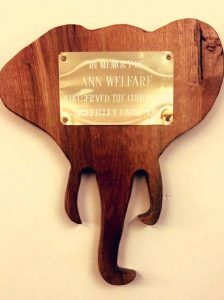 Plaque Ann Welfare